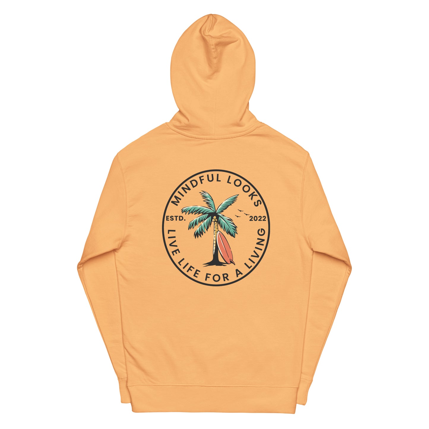 Palm Tree Live Life For A Living - Hoodie
