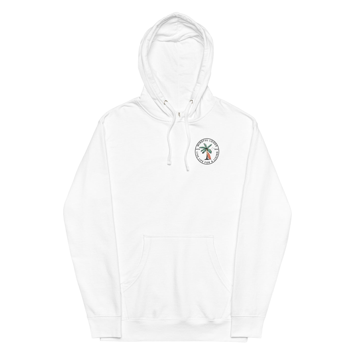 Palm Tree Live Life For A Living - Hoodie