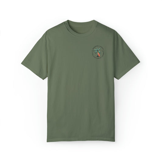 Palm Tree Live Life For A Living - Unisex Tee