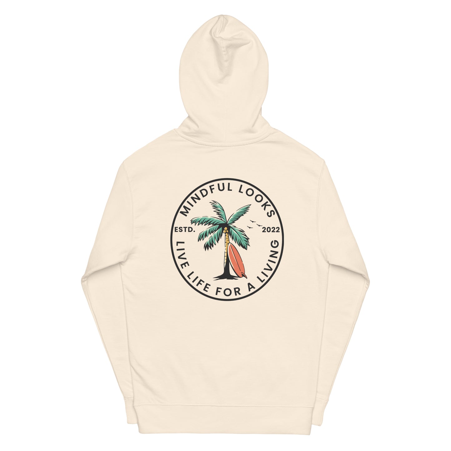 Palm Tree Live Life For A Living - Hoodie